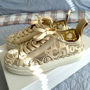 Chloe Lace Sneakers Size 37